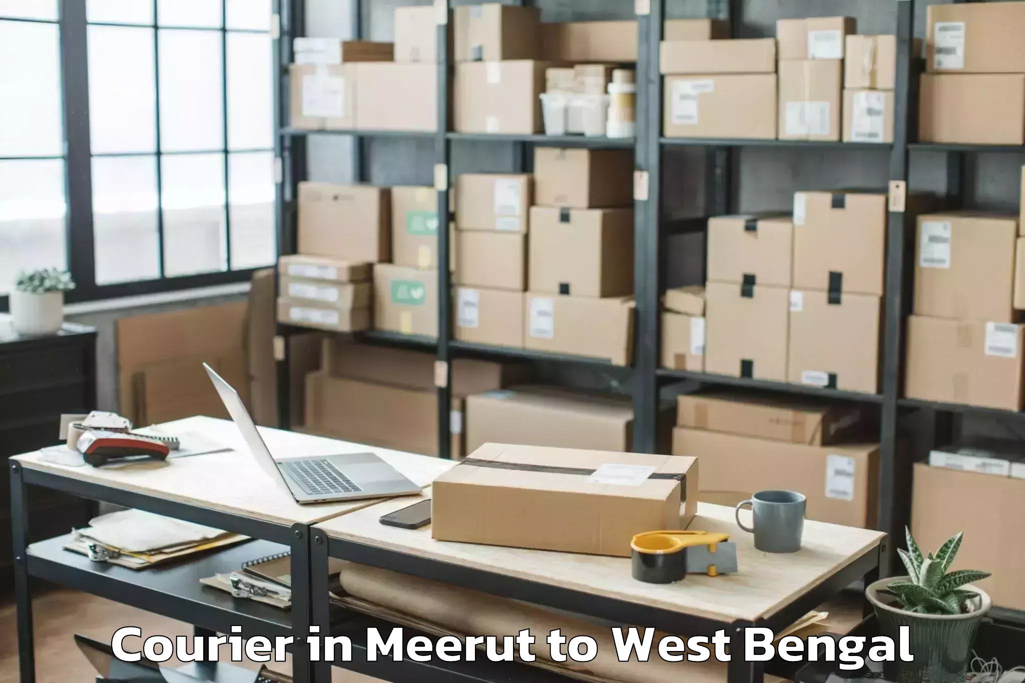 Efficient Meerut to Sandeshkhali Courier